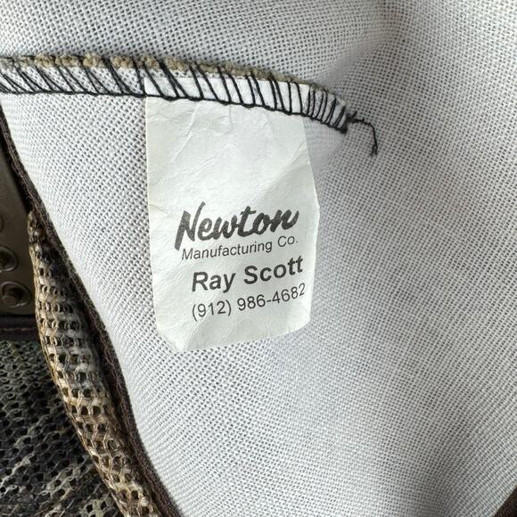 Vintage Macon Machine Camo Trucker‎ Hat Snapback Mesh Cap Made in USA - Picture 8 of 8